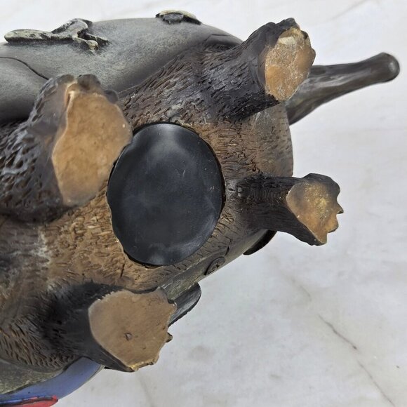 Resin 3D Armadillo Piggy Bank Texas Themed Longhorn Oil Derrick Rose Map Skyline - Picture 13 of 14